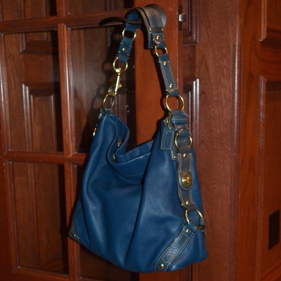 COACH 10616 Leather 'Carly' Large Hobo Purse - Picture 1 of 8